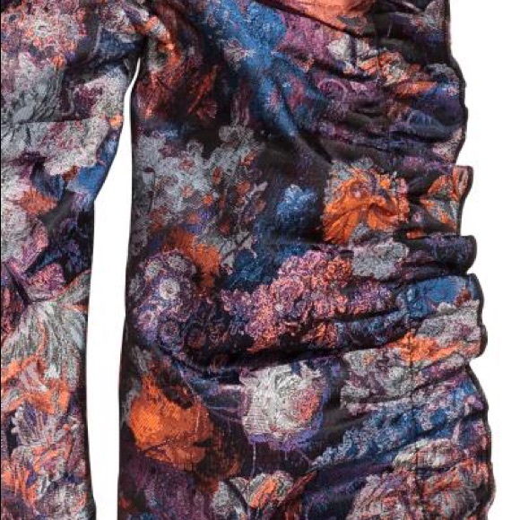 H&M Jacquard Cropped Pattern Blouse - Picture 2 of 2